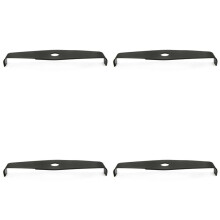 4X Couteau à Lame de Coupe Épaisse Universelle à 2 Dents 2T pour Remplacement de Débroussailleuse