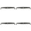 4X 2 Tooth 2T Universal Thicken Trimmer Blade Knife for Strimmer Brushcutter Replace 1