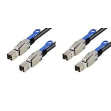 2X SAS 3.0 HD SFF-8644 with IC to SAS SFF-8644 Server Stacking Interconnect Cable 12G External Cable Expansion Cord