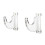 4X Supporto per Spada Laser Supporto per Spada Laser A Parete, Adatto per Supporto per Spada Laser, Spada Laser, Spada Laser 2
