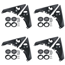 1.5 Pouce 4 Paire Pilier Avant Althorn Tweeter Couvre Tweeter de Voiture Remise en Forme Haut-Parleur Boîtes Supports pour 2016-2019