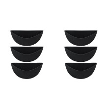6PCS 16 Inch Half Round Planter Liners Fabric Plant Liners Half Circle Flower Basket Liners Replacement  Liner