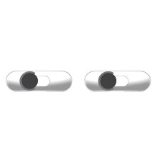 2X Front Camera Cover for Android Phones Webcam Blocker for Single Front Camera Black