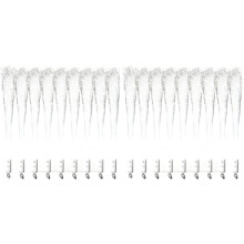 32Pcs Fiber Optic Wand White Glow Sticks LED Wedding Wand Light Party Favor Sticks Flashing Wand with 3 Light Modes