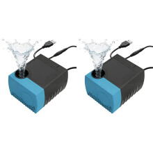 2X SP-400LV Submersible Pump, USB Replacement Pump for Pet Fountains, Quiet Low Voltage, Safe & Easy to Clean