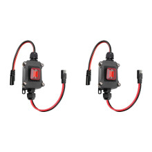 2X 12V Inline Toggle SAE Cable, 12AWG /Off Quick Connect Disconnect, IP67 Waterproof for Solar Panel, RV