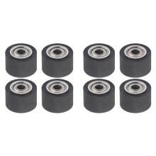 8Pcs Plotter Cutter Pinch Roller Paper Feed Roller Rubber Cutting Plotter Pinch Roller (4x11x16mm)
