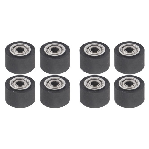 8Pcs Plotter Cutter Pinch Roller Paper Feed Roller Rubber Cutting Plotter Pinch Roller (4x11x16mm)