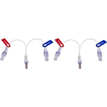 50pcs IV Extension Set,2-Way I-V Extension Set,I-V Tubing for Lab and Veterinary
