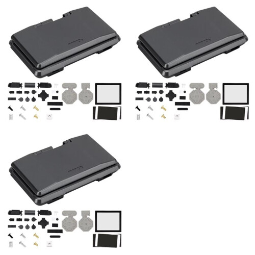 3 Set Replacement for   NDS Game Console Full Set Shell Cover with Buttons Protective Case Accessories A