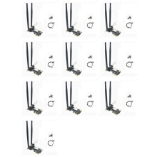 10X AC600 PCI-E Wireless WiFi Adapter Card 600Mbps 2.4G/5G Dual-Band WiFi Network Card for Win7 8 10 11