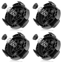 4X DWO1DT995 Weed Trimmer Cap & Spring Replacement for Quickfeed String Trimmer , DCST922P1 DCST922B