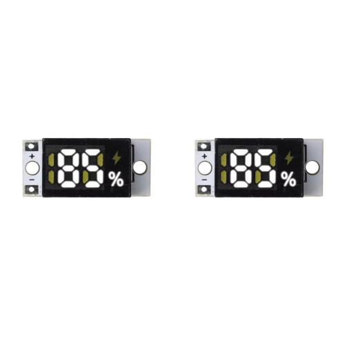 2X  Battery Level Indicator Module 1S 2S 3S 4S Series Battery Meter Lithium Battery Display Module No Button