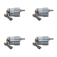 4X JGB37-520 Reduction Motor with Hall Encoder Car Motor DC12V 333RPM for Self Balancing Car with Speed Measurement