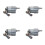 4X JGB37-520  Reduction Motor with Hall Encoder Car Motor DC12V 333RPM for Self Balancing Car with Speed Measurement 1