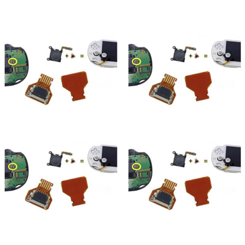4X for PSV2000 Joystick to PSV1000 Adapter Socket PSVITA Analog Stick Converter Connector