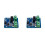2X HLW8032 AC Voltage and Current Acquisition Serial Module Measure Cable Voltage and Current AC220V 2