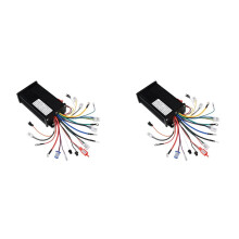 2X Sine Wave 500W 36V/48V/60V/72V 30A Three-Mode Silent Brushless Motor Controller for E-Bikes