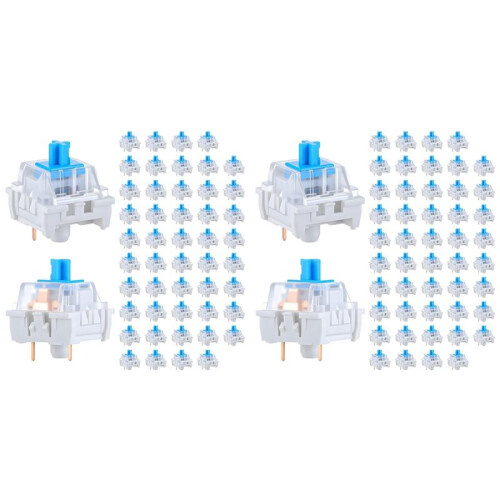 200 PCS Mechanical Keyboard Switches Keyboard Clicker 3 Pin   Replacement Keyboards Keys
