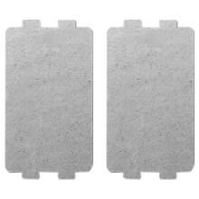2X Microwave Mica Sheet 115x65mm, Universal Replacement for Microwave Ovens - Durable and Heat Resistant