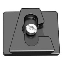 2X V-Lock Quick Release Plate Kit with Female V-Dock and Male V-Lock for V-Mount Batteries