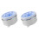 2X Fruit and Vegetable Washing Machine,Fruit Cleaner Device Fruit Vegetable Purifier Clean Produce with Titanium 1