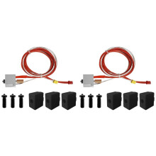 2X for FLSUN V400 Hot End Part Printer 0.4mm Nozzle Extruder Hotend Heater NTC V400 3D Printer B