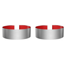 2X Stainless Steel Door Kick Plate, 8 Inch X 34 Inch Door Push Plate, Self Adhesive Kickplate for 36 Inch