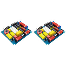 2X 350W 3 Ways HiFi Speaker Frequency Divider Hi-Fi Audio Crossover Filter Distributior DIY Ktv Stage Speaker Filter