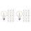 50PCS Low Voltage G40 DC12V Led Light Bulbs 1W E12 Plastic Replace Bulb for Off-Grid Solar String Light Camping RV 1