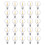 50PCS Low Voltage G40 DC12V Led Light Bulbs 1W E12 Plastic Replace Bulb for Off-Grid Solar String Light Camping RV 1