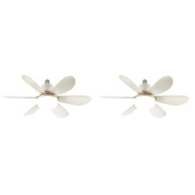 2X Fanbulous Waterproof Outdoor Ceiling Fan with Lights, Remote, and 6-Speed  Motor A