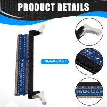4X DDR4 288Pin DIMM Adapter Riser Memory Tester Memory Protection Card Card Circuit Expansion Board Raiser Card Ear
