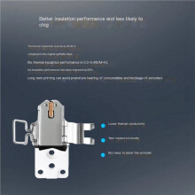 2X Upgrade Zirconia for H2D/H2S Left Hotend Heating Assembly Ceramic Hotend Mounting Kit High Temp Resistance