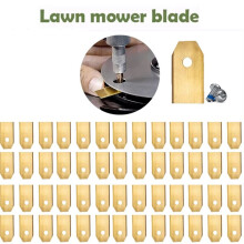 60PCS Lawn Mower Cutting Blades Set Stainless Steel Trimmer Blade Compatible for Cutter Blades Replacement B