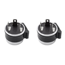 2X Universal 6 Volt 23W Motorcycle Indicator Flasher Relay 6V 3 Pin Relay 18/23 Watt 3P Aluminum Shell Flash Unit