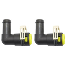 2X B37F61240 Car Air Conditioning Heater Water Pipe Interface Connector B37F-61-240 for 3 CX-7 CX-9