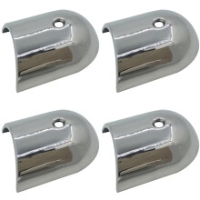 4X Stainless Steel Half Arc Corner Protector 316 Stainless Steel Mirror Polishing for Marine Yacht RV