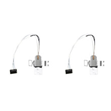 2X Upgrade Zirconia for H2D/H2S Left Hotend Heating Assembly Ceramic Hotend Mounting Kit High Temp Resistance