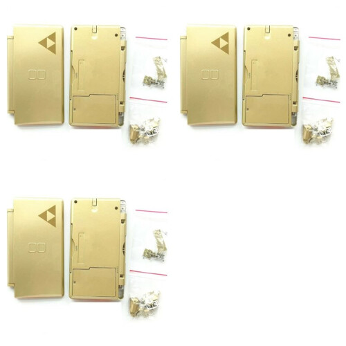 3X Full Gold Case Housing Shell for  Lite NDSL