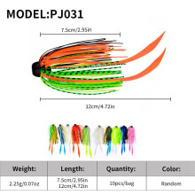 20Pcs Silicone Spinnerbaits Skirts Replacement Fishing Lure Buzzbaits Fishing Jig Skirts Lure Making Fishing Accessories