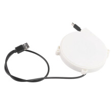 2pc Automatic Retractable Power Reel Cable Data Cable Winding Reel Charging Cable Power Cord Reel Protective Cover