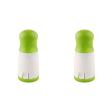 2X Salad Vegetables Garlic Coriander Spice Chopper Vegetable Cutter Fruit and Vegetable Slicer Grinder Grater