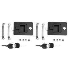 2X Car Engineering Vehicle Industrial Equipment Door Lock Panel with Key Generator Set Silent Box Door Lock