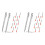 4 Packs Tungsten Carbide Scriber with Magnet, with Extra 10 Replacement Marking Tip, Metal Etching Pen 1