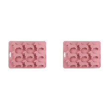 2X Molde de Silicona para Galletas de Chocolate con Forma de Cachorro de Perro Salchicha, Bandeja de Hielo para el Hogar, Herramientas de Cocina,