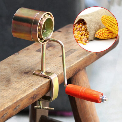 2X Corn Thresher, Hand-Cranked Dry Corn Peeler, Manual, Fast Corn Thresher, Hand-Cranked Thresher, Kitchen Tools 2