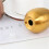 6Pcs Stainless Steel Pepper Shaker Egg Shaped Salt Shaker Set Kitchen Tool,Gold 4