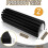 4Pcs Garage Wall Protector, Black Foam Garage Bumpers for Parking Car, Corner Guard & Pole Protector Padding 3