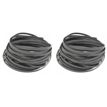 2X Rattan Repair Kit Furniture Repair Material for Furniture Restoration, DIY Projects, Modern Design,Cane Webbing Gray